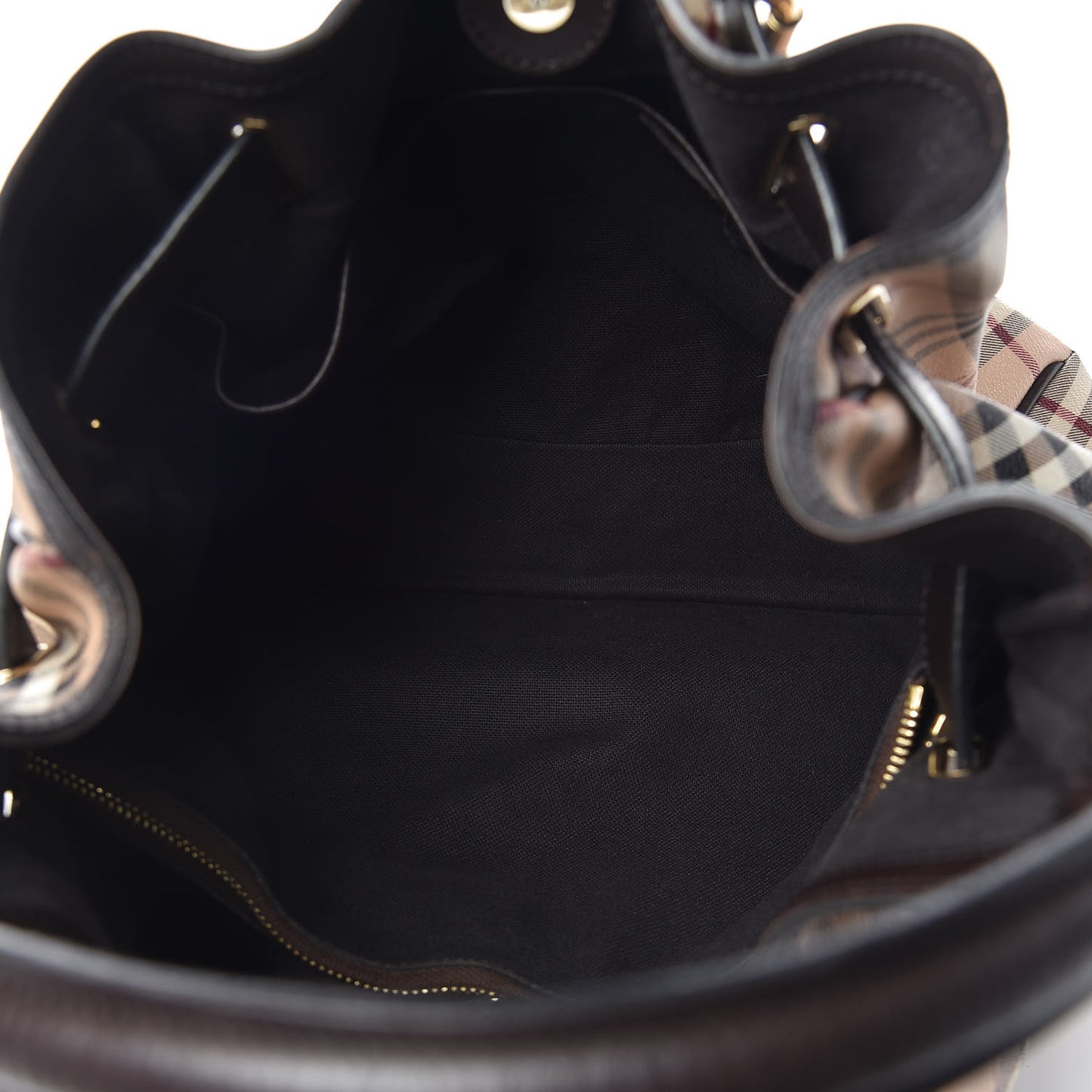 Haymarket Check Medium Walden Belted Hobo Chocolate