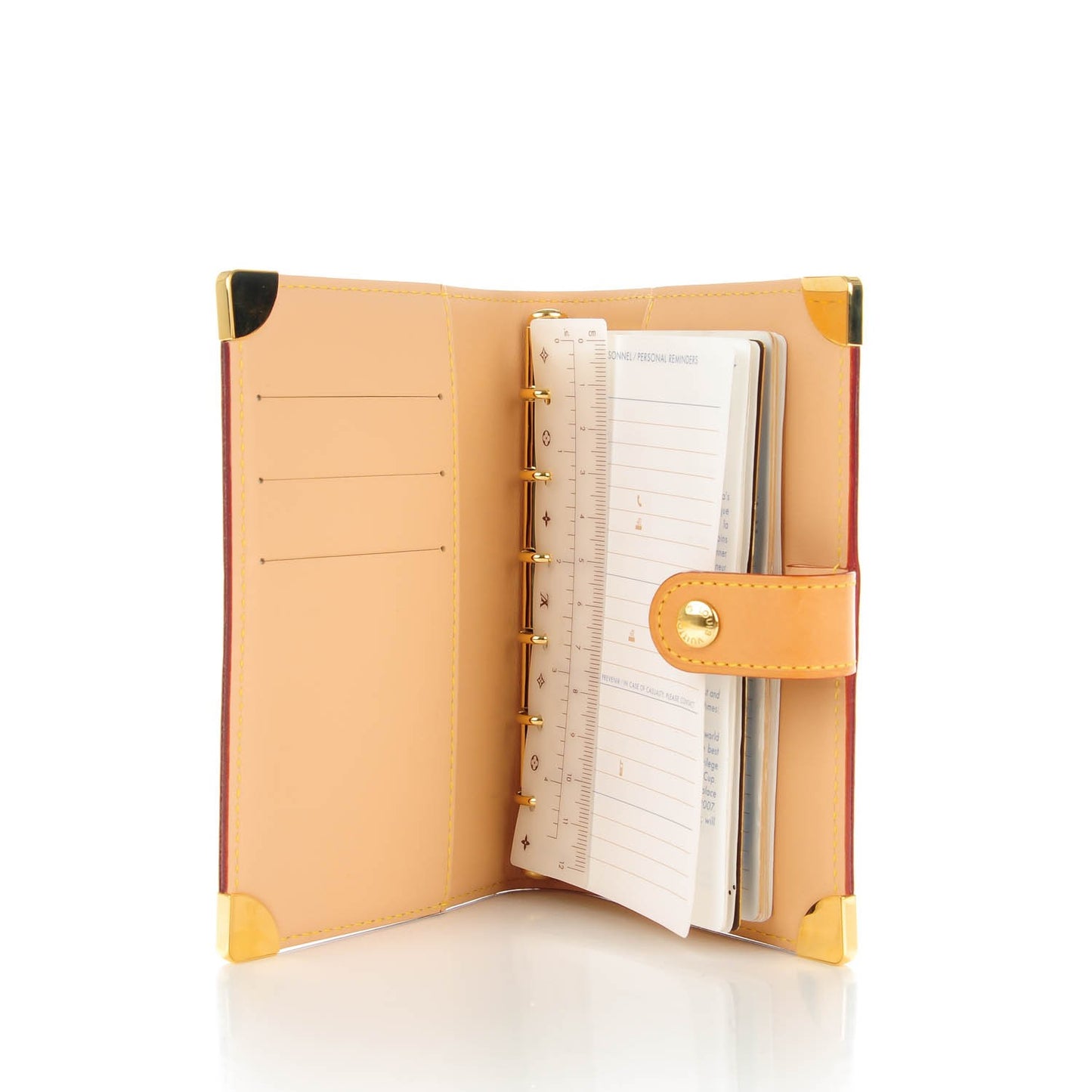 Monogram Multicolor Small Ring Agenda Cover White