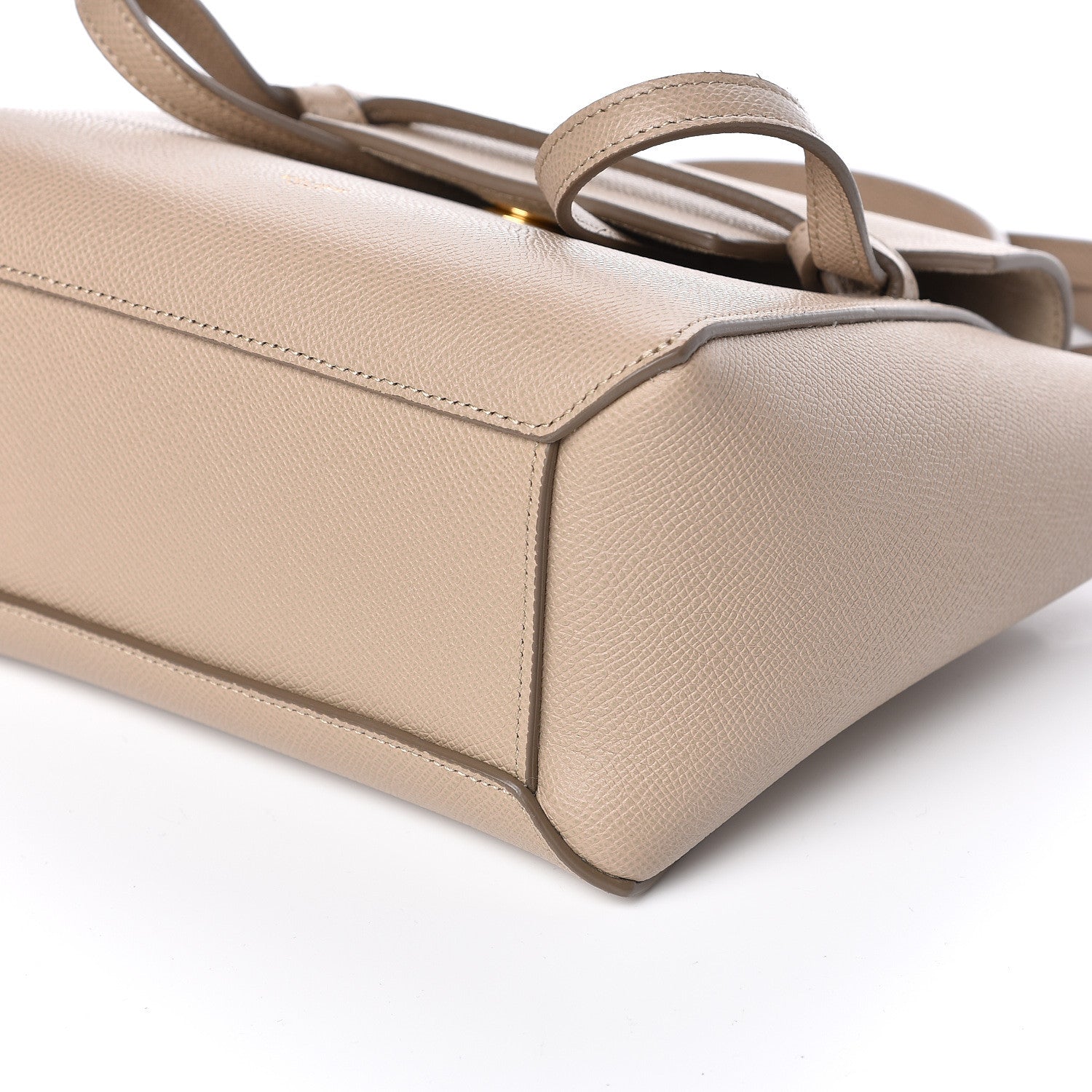 Celine Grained Calfskin Nano Belt Bag Light Taupe 9 of 10