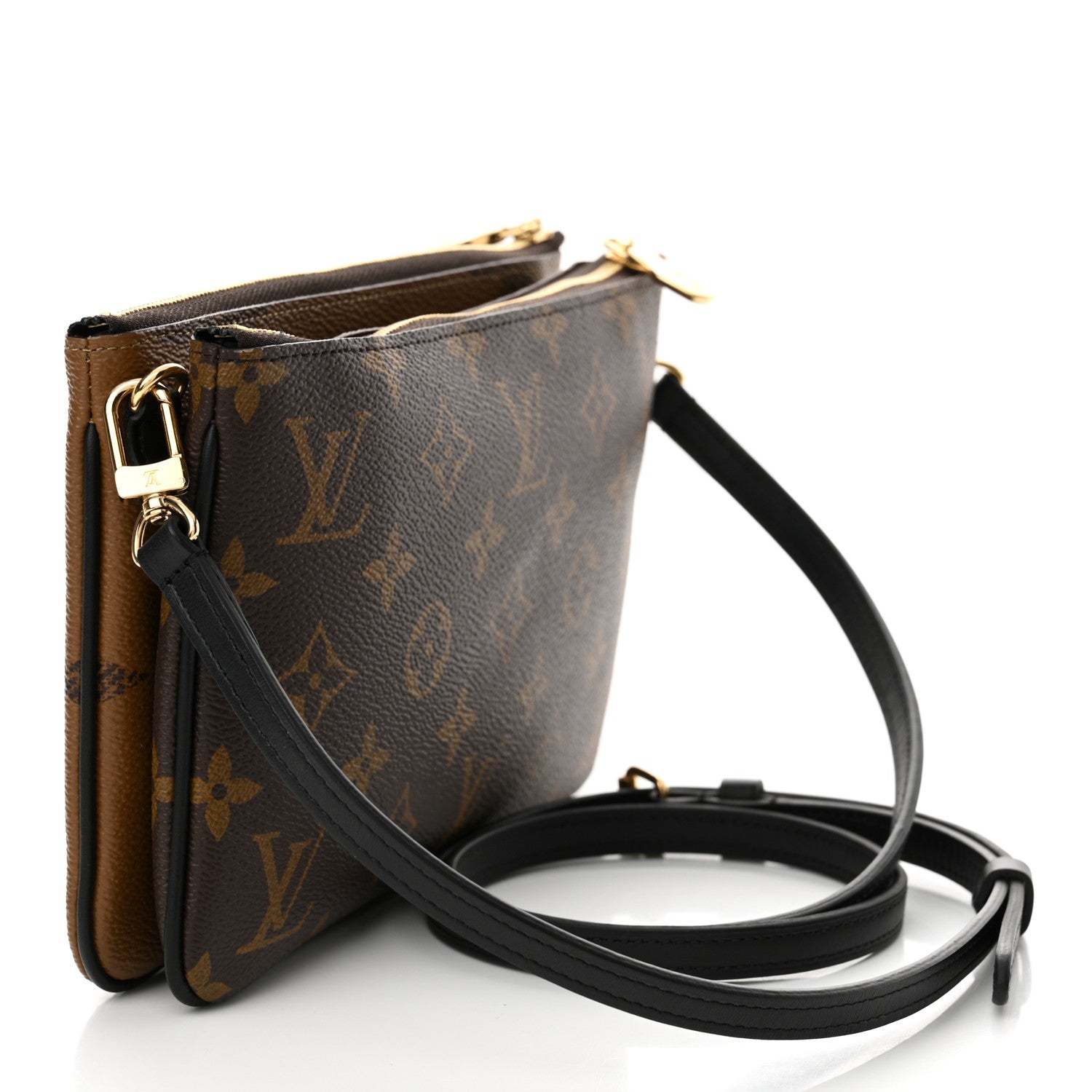 Louis Vuitton Reverse Monogram Giant Double Zip Pochette 3 of 13