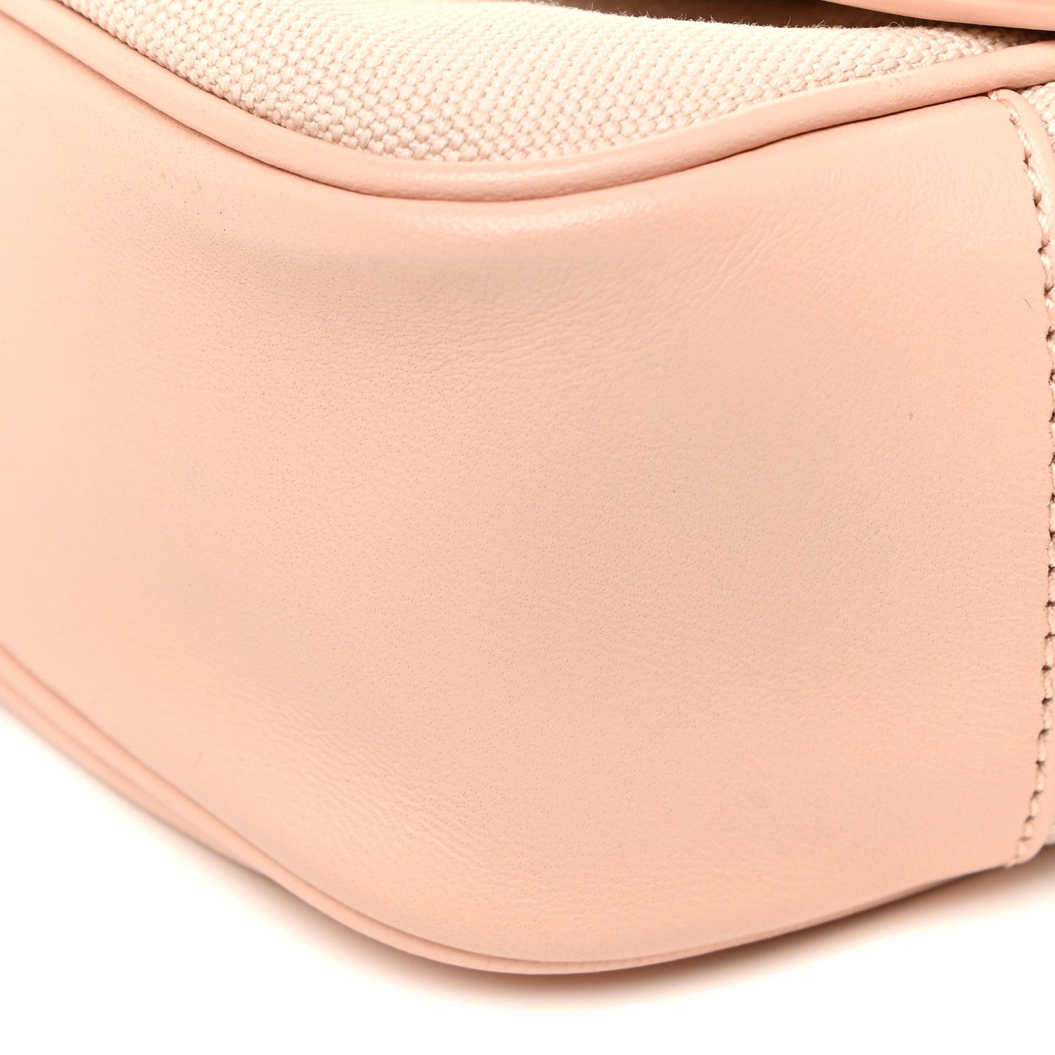 Bottega Veneta Nappa Intrecciato Canvas Safari Flap Shoulder Bag Flamingo 8 of 14