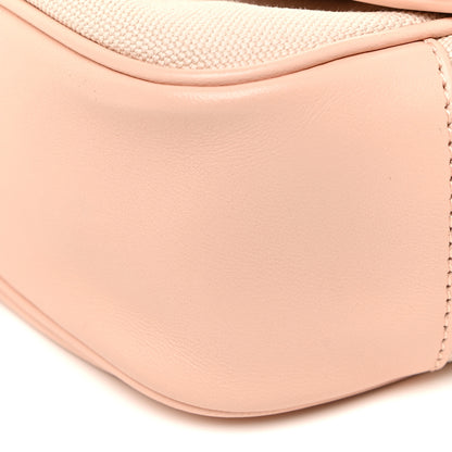 Bottega Veneta Nappa Intrecciato Canvas Safari Flap Shoulder Bag Flamingo 8 of 14