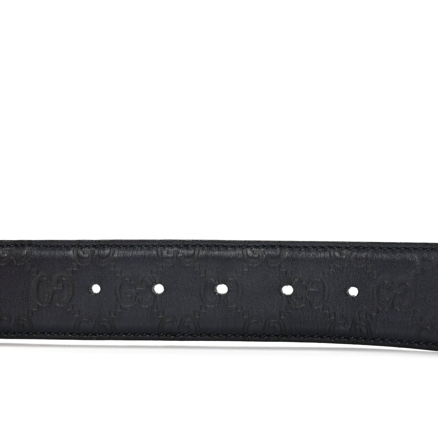 Guccissima Interlocking G 40mm Belt 80 32 Black