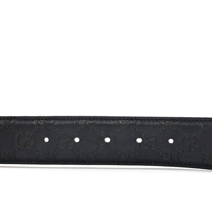 Gucci Guccissima Interlocking G 40mm Belt 80 32 Black 5 of 8