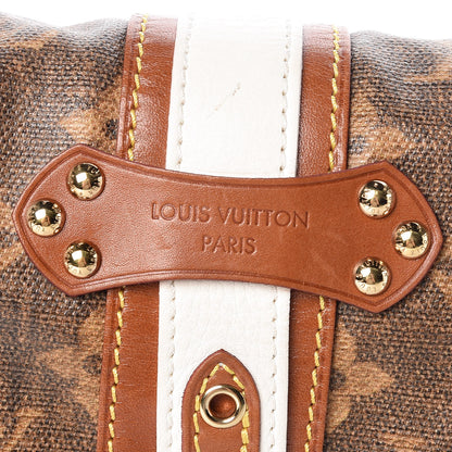 Louis Vuitton Monogram Rayures Tisse Clutch Red 6 of 15