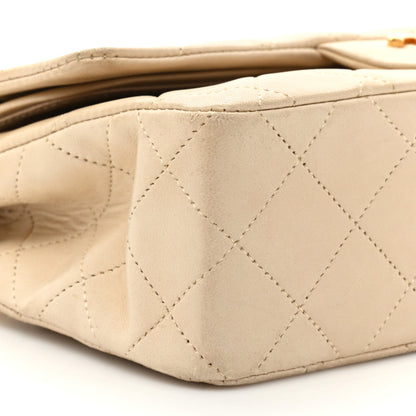 Chanel Lambskin Quilted Small Double Flap Beige 11 of 23