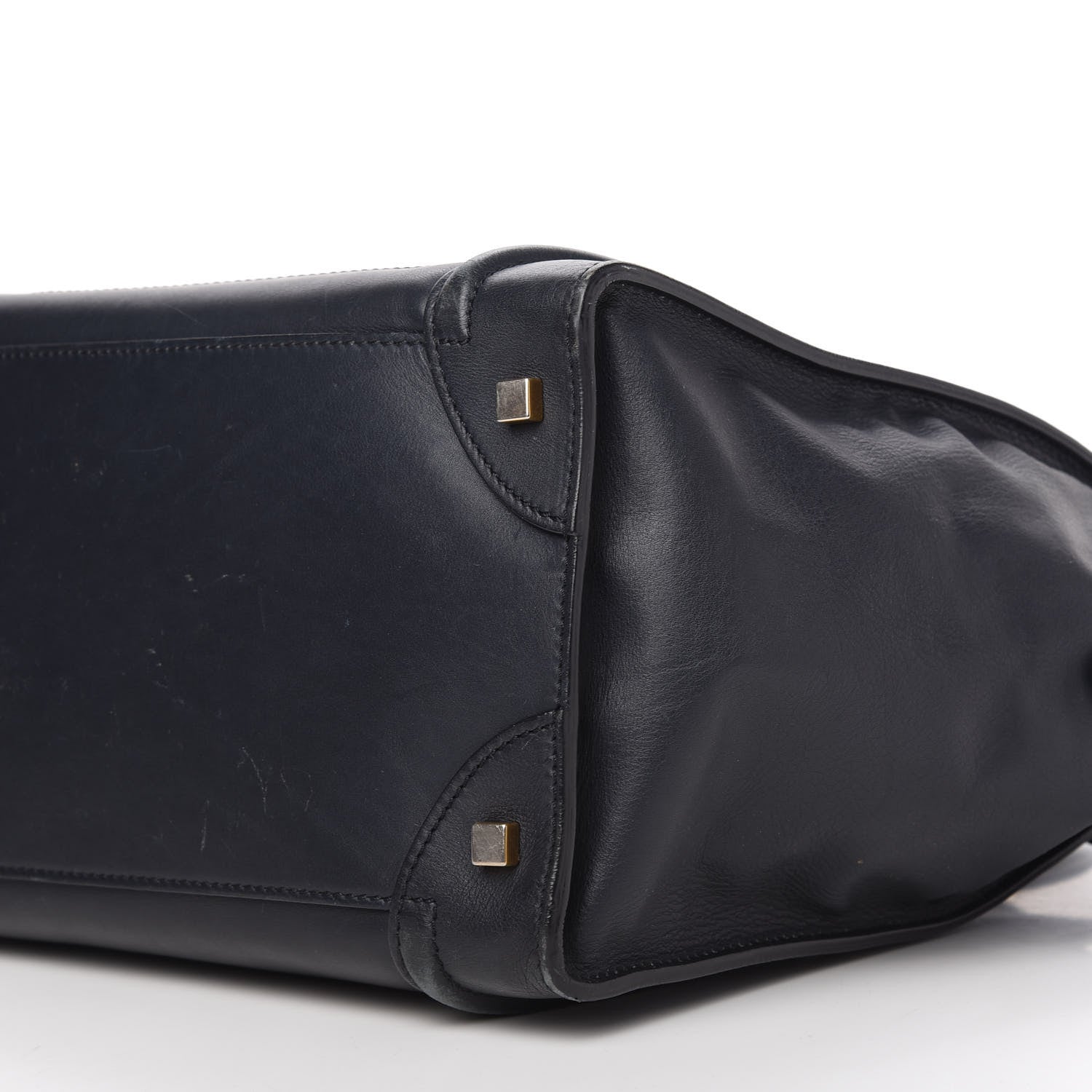 Celine Smooth Calfskin Mini Luggage Navy Blue 7 of 10