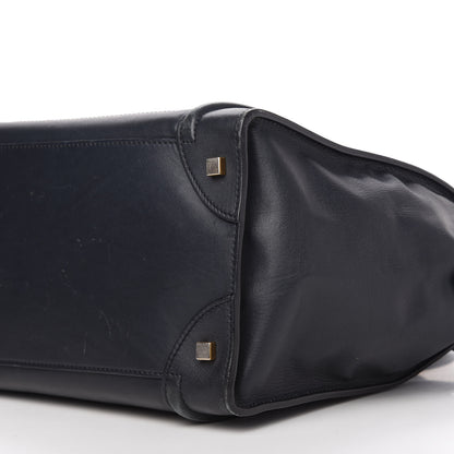 Celine Smooth Calfskin Mini Luggage Navy Blue 7 of 10