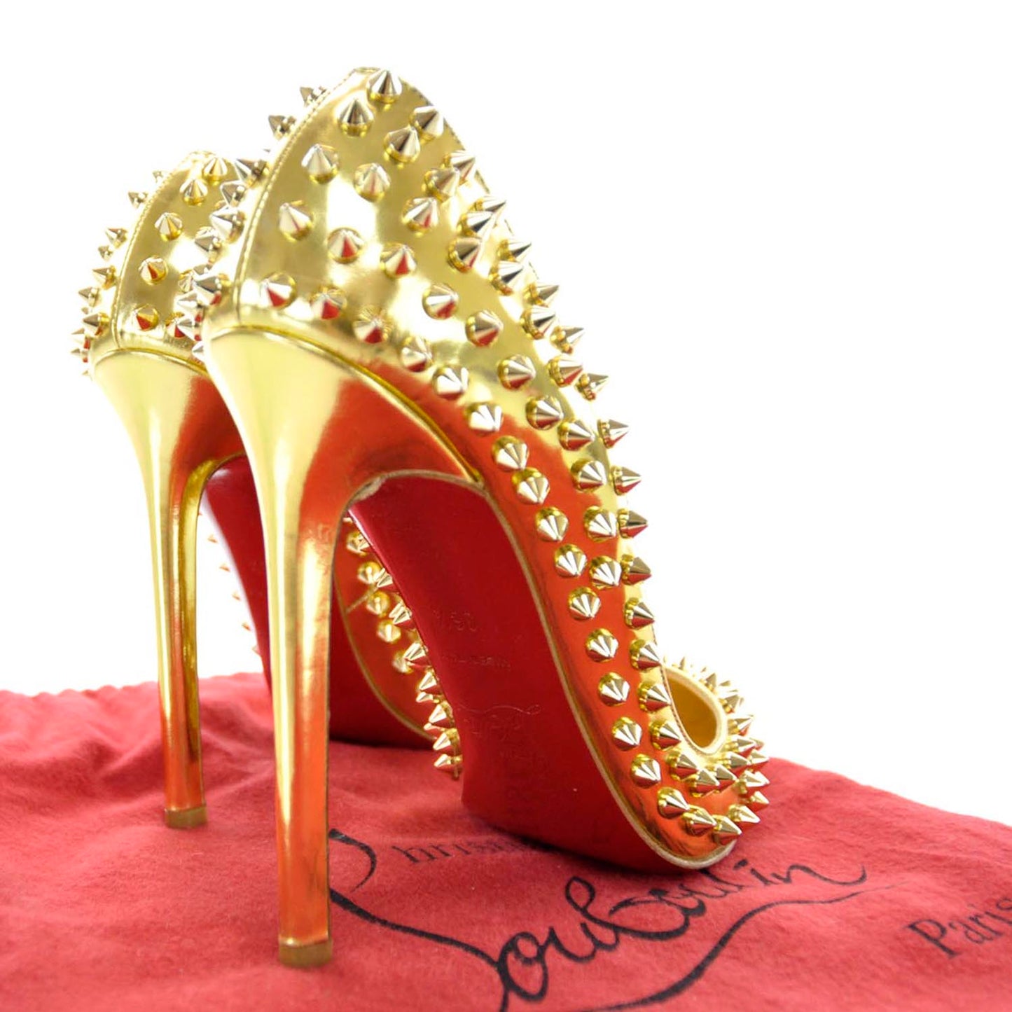 Patent Pigalle Spikes 120 Pumps 36.5
