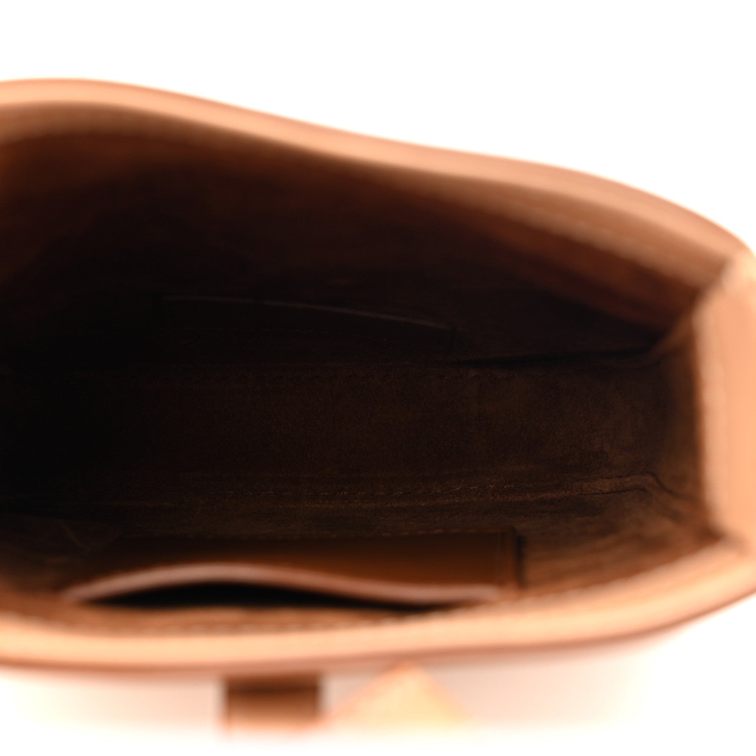 Saint Laurent Smooth Calfskin Le 5 A 7 Vertical Hobo Brown Gold 5 of 11
