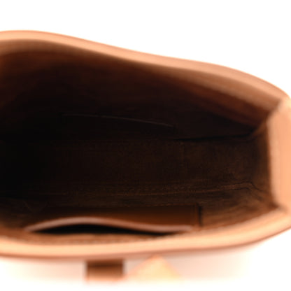 Saint Laurent Smooth Calfskin Le 5 A 7 Vertical Hobo Brown Gold 5 of 11