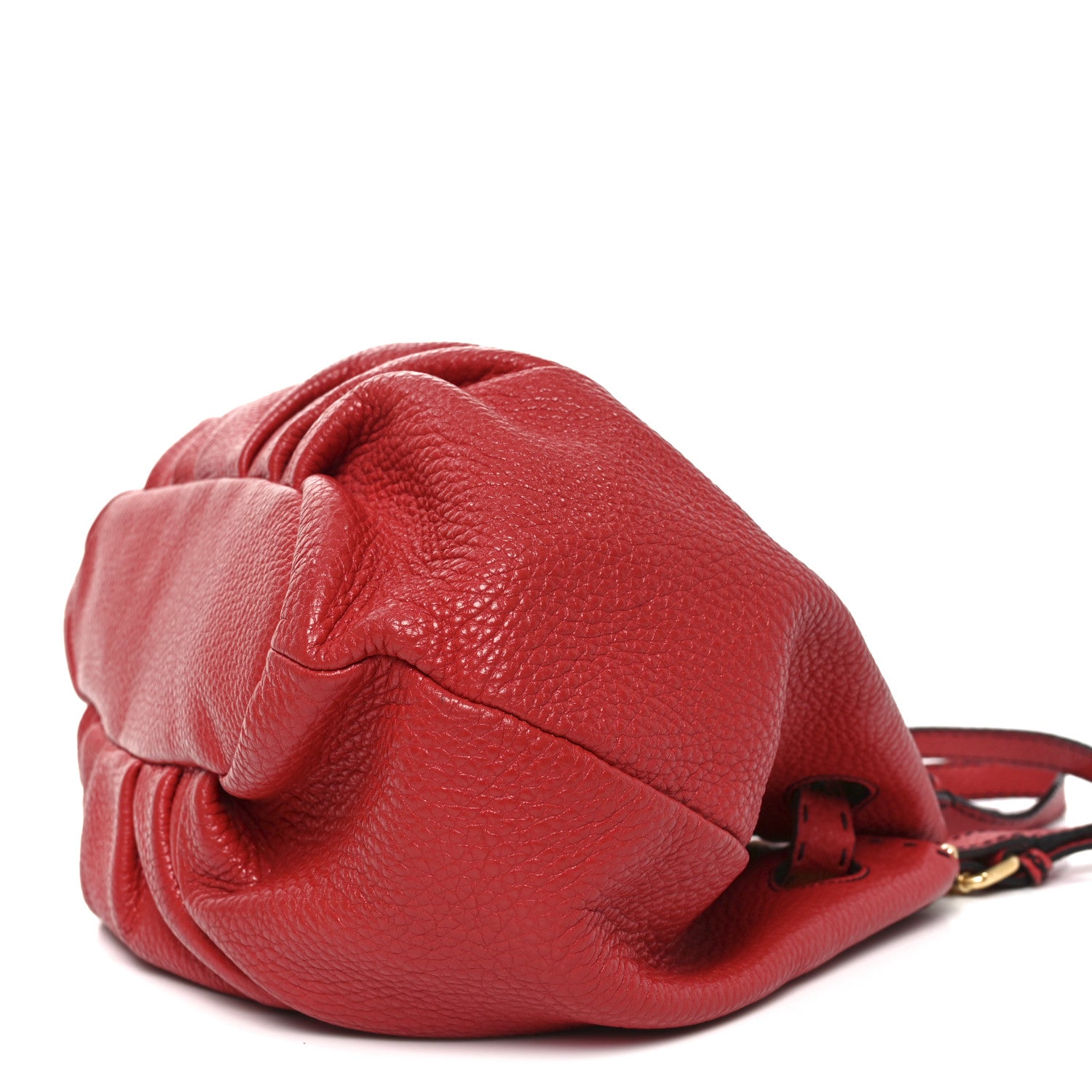 Fendi Cuoio Romano Selleria Pomodorino Tote Red 10 of 10