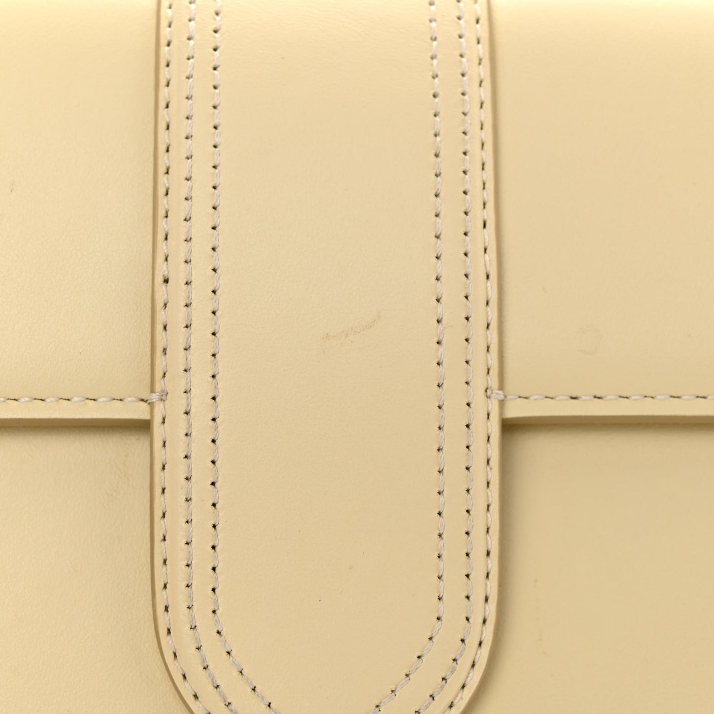 Smooth Calfskin Le Bambino Long Ivory