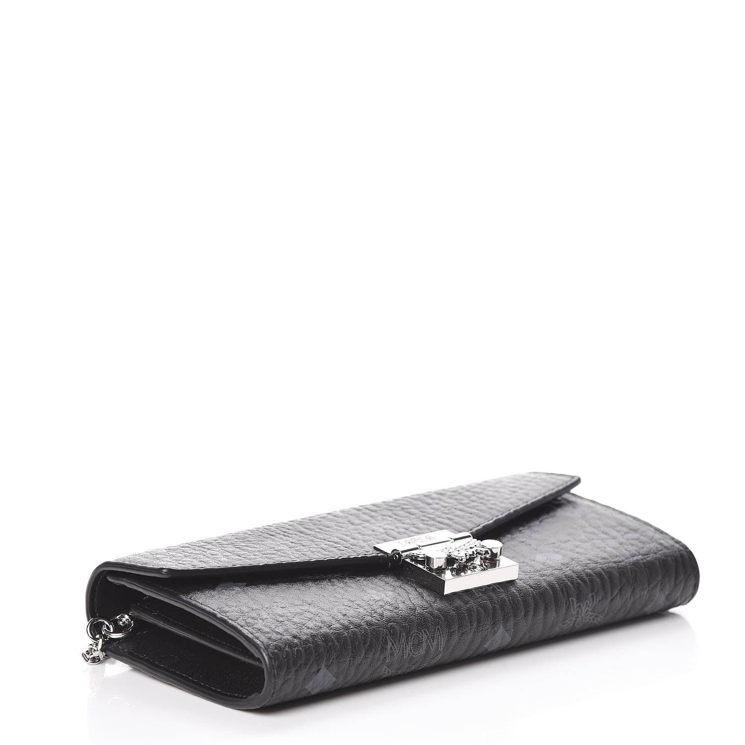 MCM Visetos Large Patricia Wallet On Chain Black 5 of 8