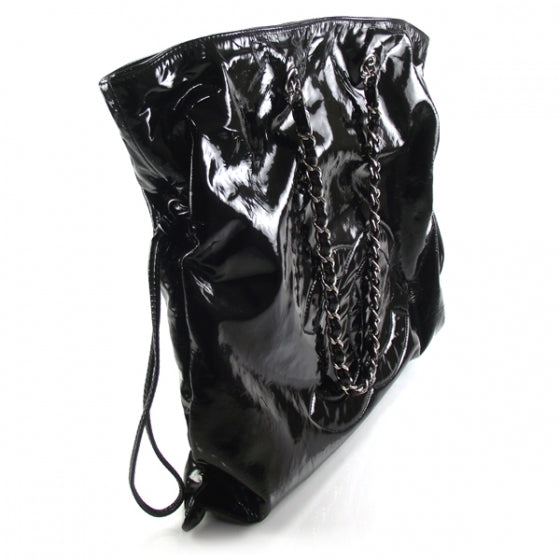 Chanel Patent Bonbons Shopper Tote Black 4 of 9