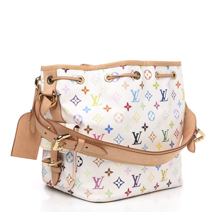 Louis Vuitton Monogram Multicolor Petit Noe White 3 of 15