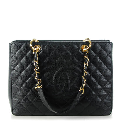 Chanel Caviar Quilted Grand Shopping Tote GST Black 1 of 7