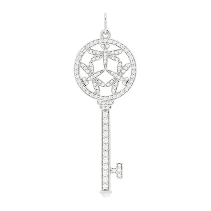 Tiffany Platinum Diamond Medium Dragonfly Key Pendant 1 of 3