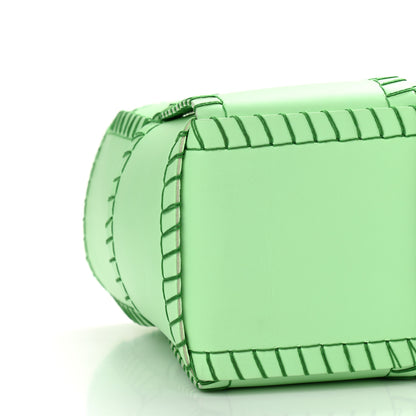 Bottega Veneta Nappa Maxi Intrecciato Overlock Stitched Small Arco Tote Wasabi Parakeet 9 of 11