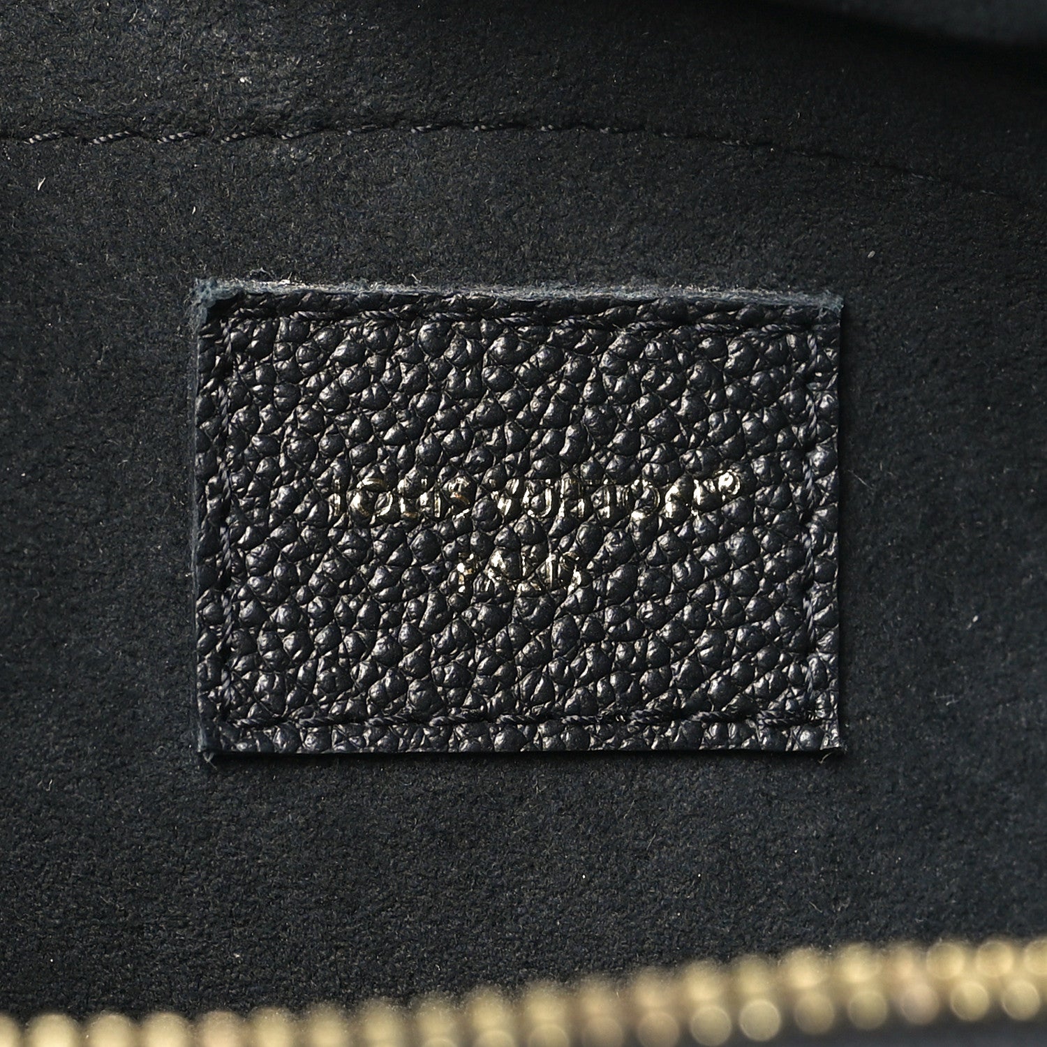 Louis Vuitton Empreinte Monogram Giant Speedy Bandouliere 20 Black 5 of 9