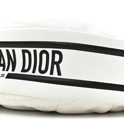 Christian Dior Lambskin Cannage Small Dior Vibe Hobo Bag White 8 of 12