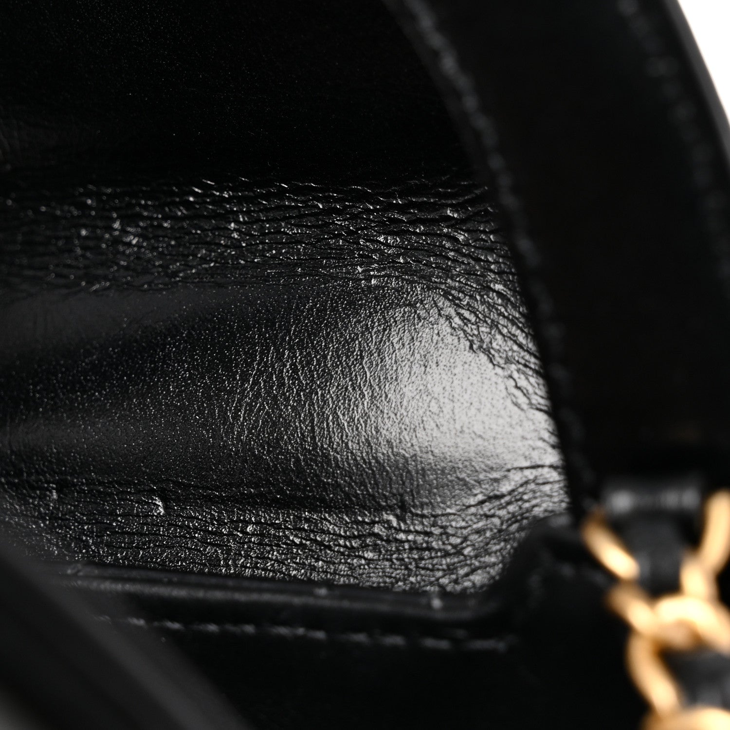 Chanel Shiny Aged Calfskin Quilted Nano Kelly Shopper Black 10 of 11