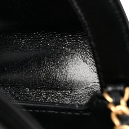 Chanel Shiny Aged Calfskin Quilted Nano Kelly Shopper Black 10 of 11