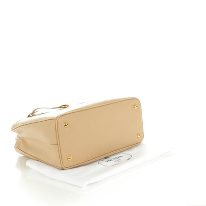 Prada Saffiano Lux Medium Tote Sabbia 4 of 8