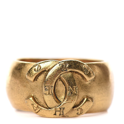 Chanel CC Ring 6.75 Gold 1 of 3