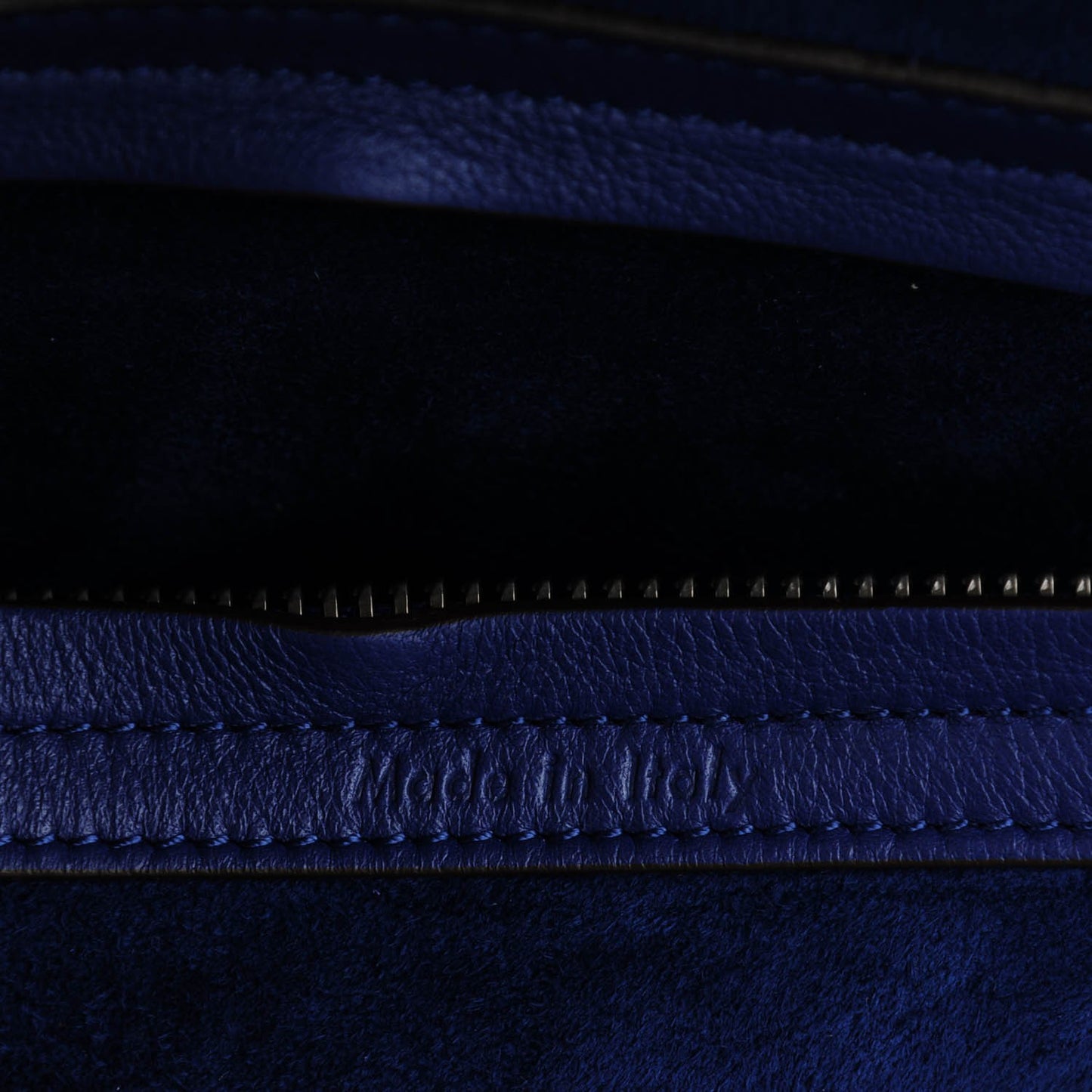 Supple Calfskin Medium Phantom Luggage Indigo