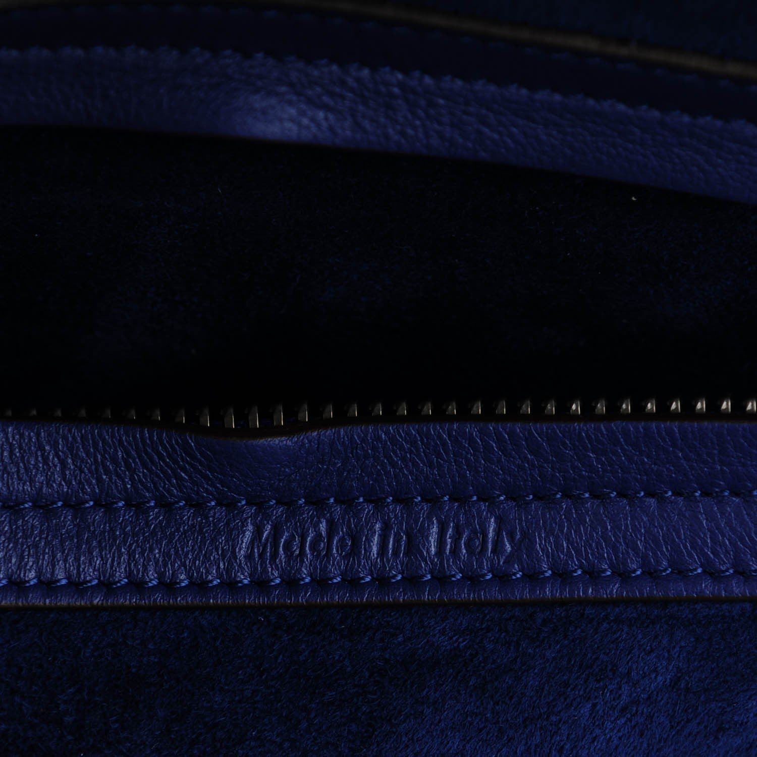Celine Supple Calfskin Medium Phantom Luggage Indigo 6 of 8
