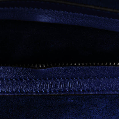 Celine Supple Calfskin Medium Phantom Luggage Indigo 6 of 8