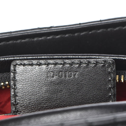 Christian Dior Lambskin Cannage Medium Lady Dior Black 14 of 15