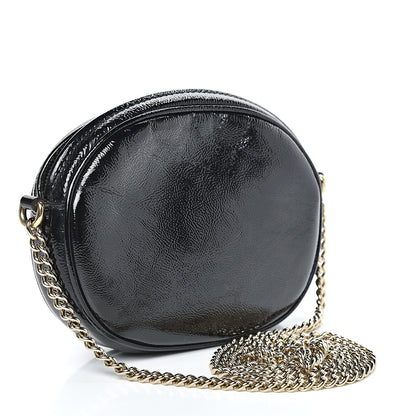 Gucci Patent Mini Soho Chain Bag Black 3 of 10