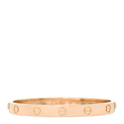 Cartier 18K Pink Gold LOVE Bracelet 17 2 of 4