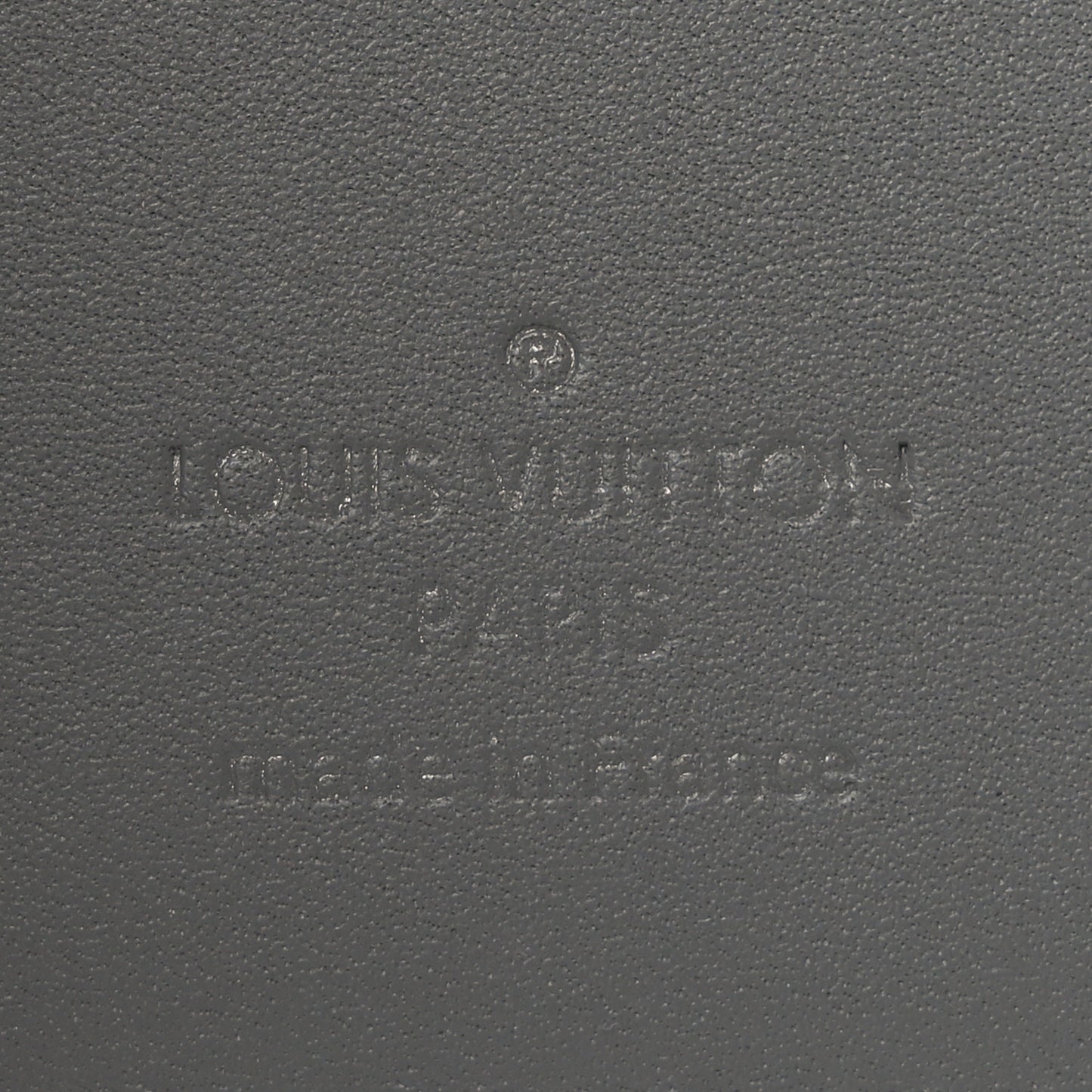 Calfskin Monogram Shadow Pocket Organizer Antarctic Grey