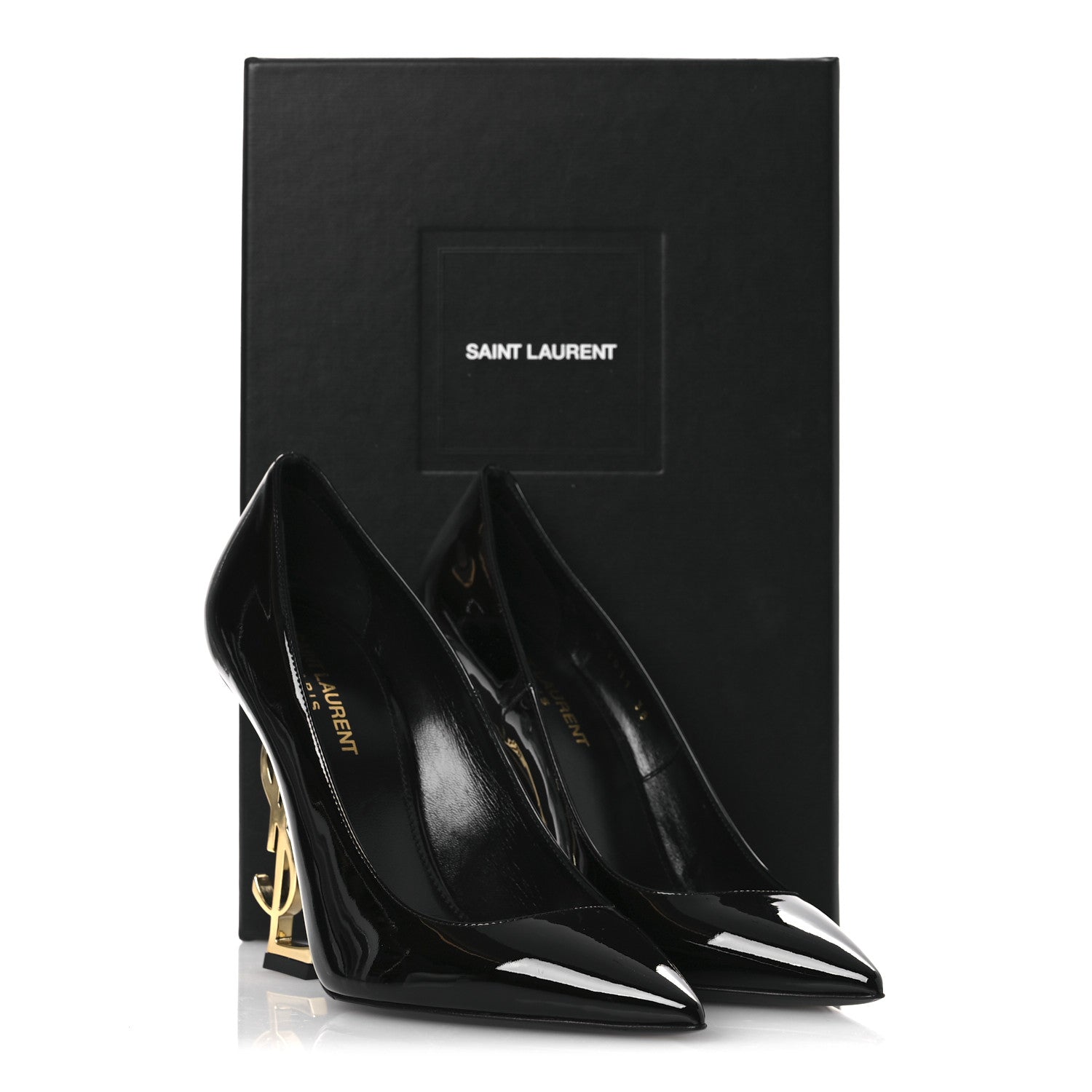 Saint Laurent Vernice Grupy Opyum 110 Pumps 38 Black 12 of 12