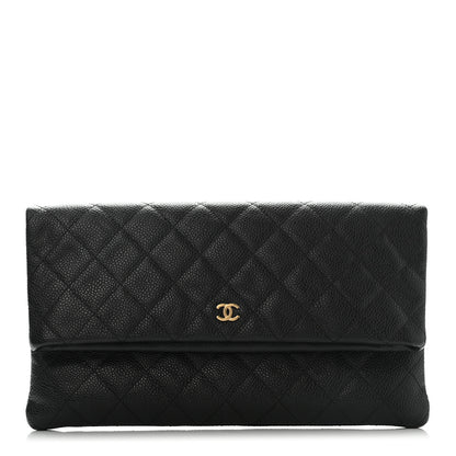 Chanel Caviar Quilted CC Beauty Clutch Black 1 of 7