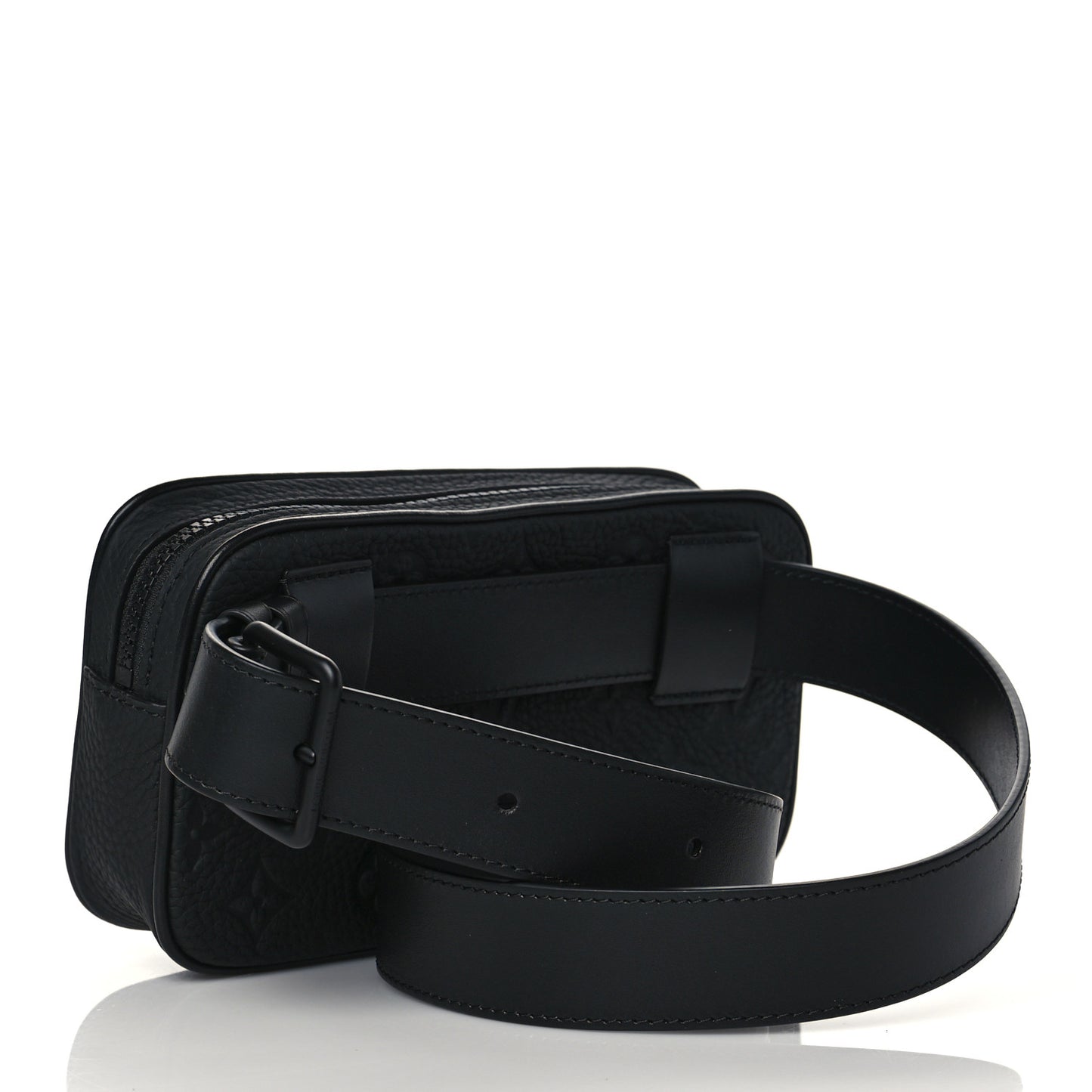 Taurillon Monogram Uniformes Solar Ray Soft Pochette Volga Belt Bag Black