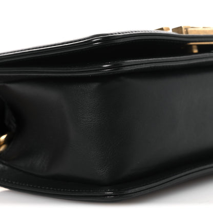 Chanel Calfskin Chevron Quilted Medium Boy Flap Black 8 of 9