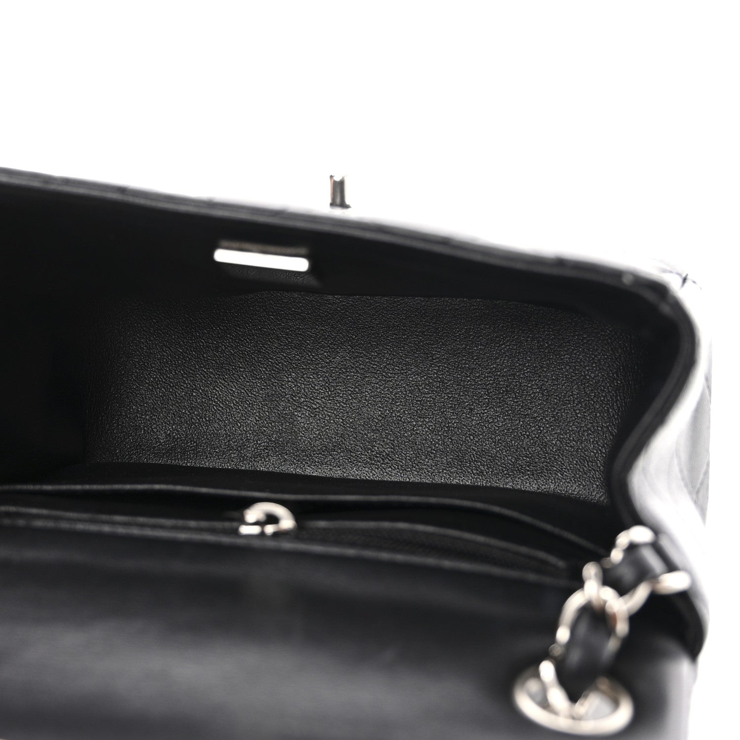 Chanel Lambskin Quilted Mini Square Flap Black 6 of 11