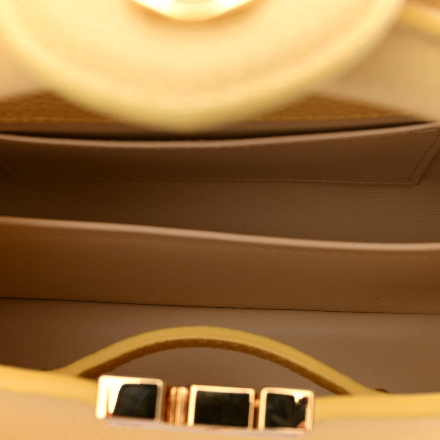 Louis Vuitton Taurillon Mini Capucines Jaune Plume 5 of 9