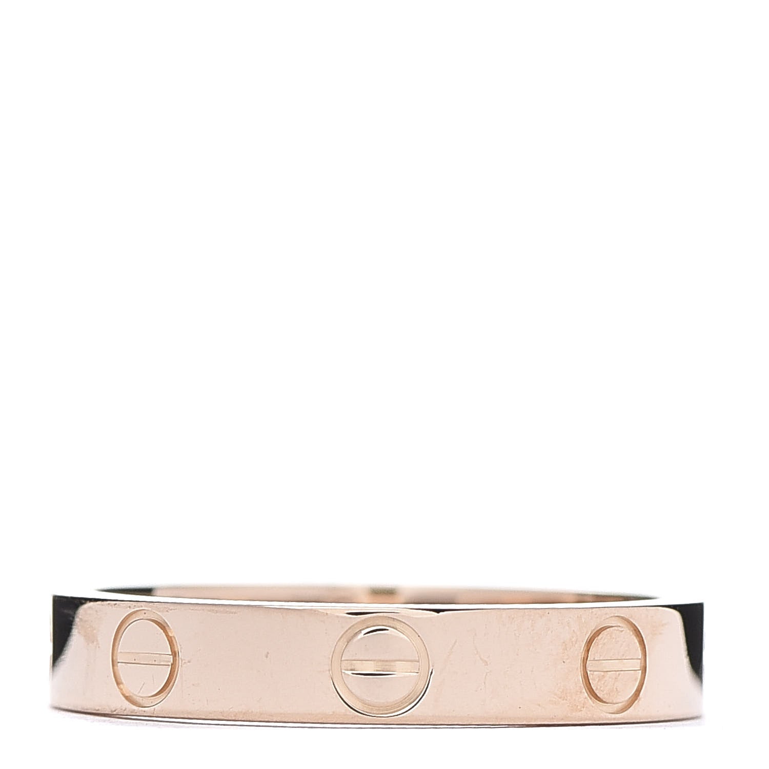 Cartier 18K Pink Gold 3.5mm LOVE Wedding Band Ring 54 6.75 1 of 4