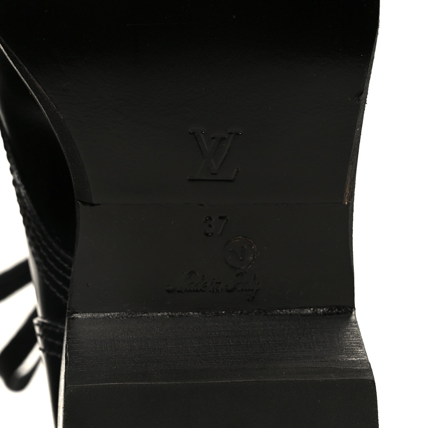 Louis Vuitton Calfskin Monogram Metropolis Flat Ranger Boots 37 Black 7 of 10