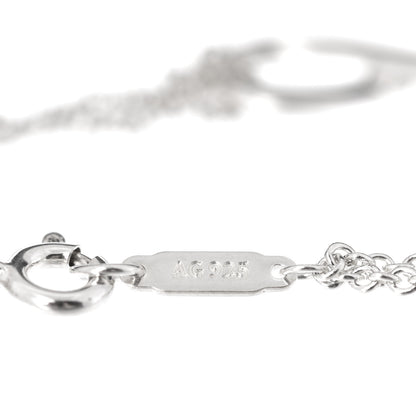 Tiffany Sterling Silver Infinity Double Chain Bracelet 4 of 5