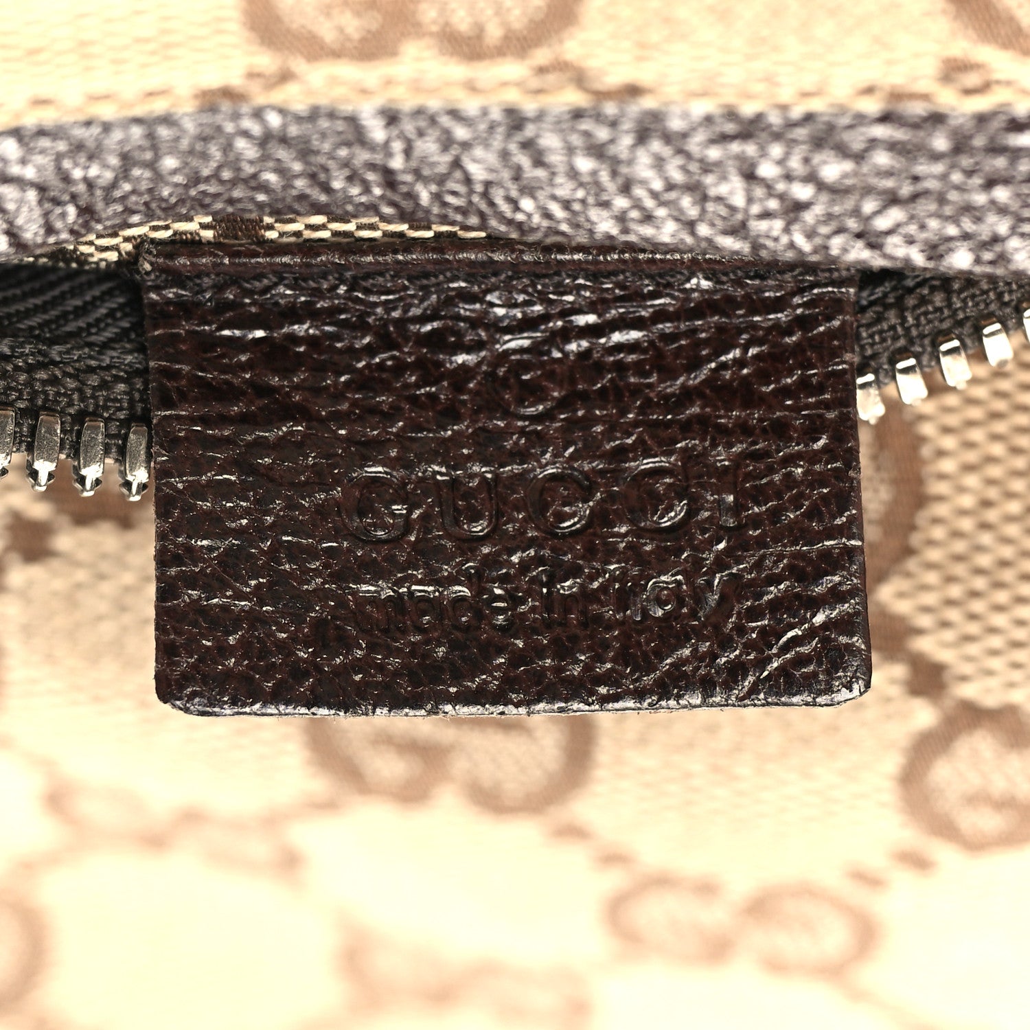Gucci GG Monogram Double Pocket Belt Bag Dark Brown 8 of 12