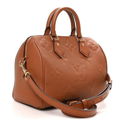 Louis Vuitton Empreinte Monogram Giant Speedy Bandouliere 25 Cognac 2 of 8