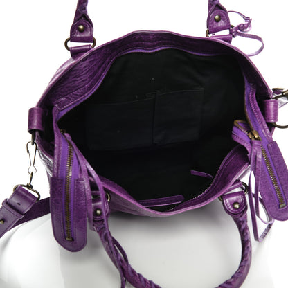 Balenciaga Agneau Classic Hardware Velo Ultraviolet 5 of 8