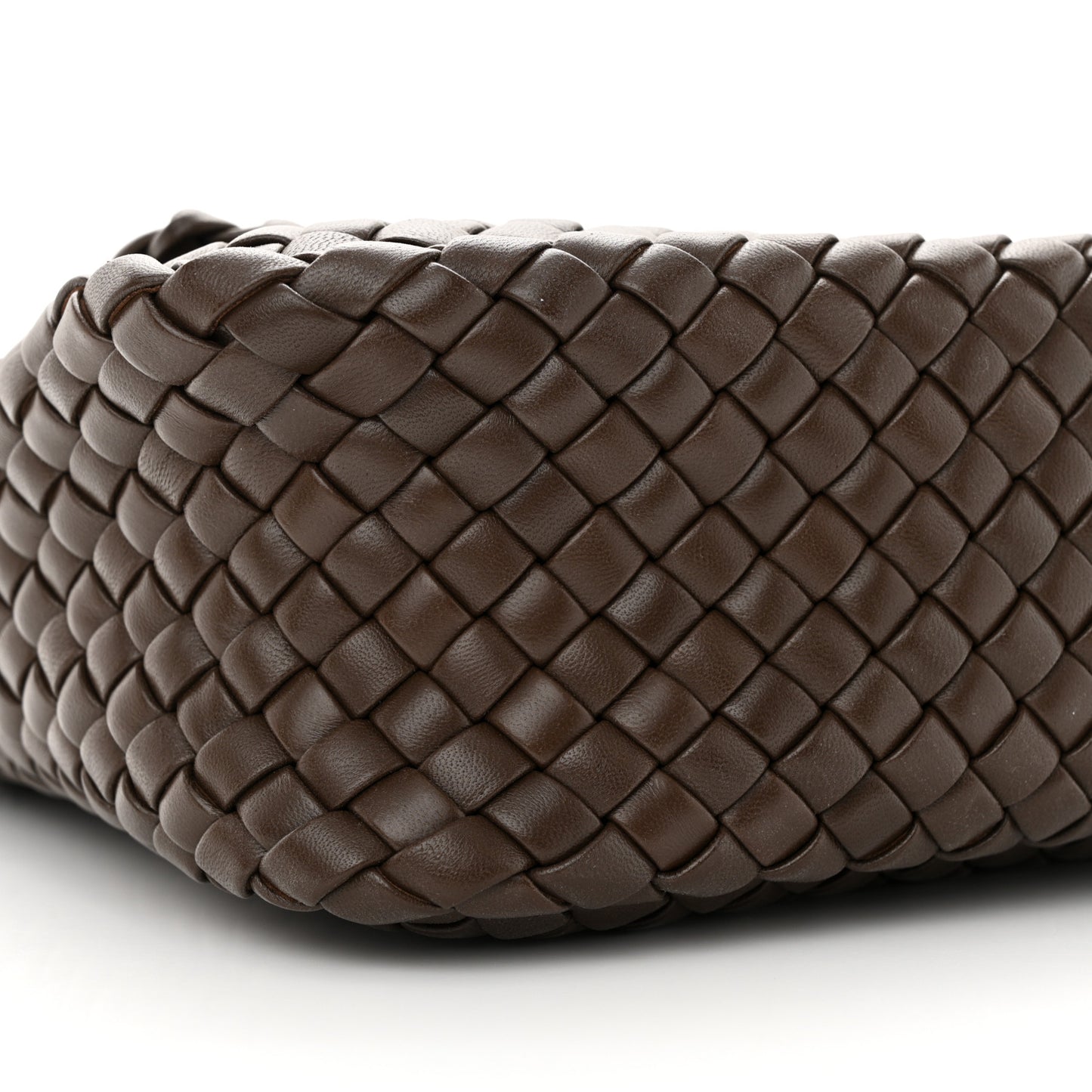 Nappa Intreccicio Padded Cobble Shoulder Bag Light Brown