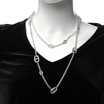 Hermes Sterling Silver Farandole Necklace 120 2 of 5